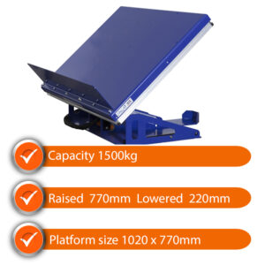 Edmolift Tilt Table SLTART 1500GV 1500kg Capacity