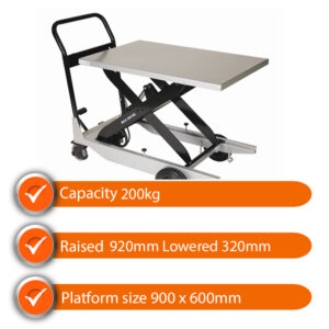 Edmolift Lift Trolley SLTCZ 203 200kg Capacity