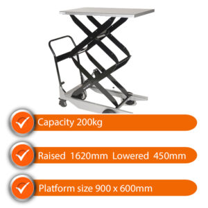 Edmolift Lift Trolley SLTCZD 203 200kg Capacity